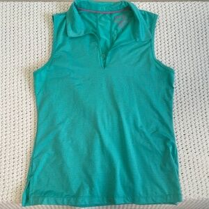 LILLY GREEN GREEN PINK  SMALL ATHLETIC TANK